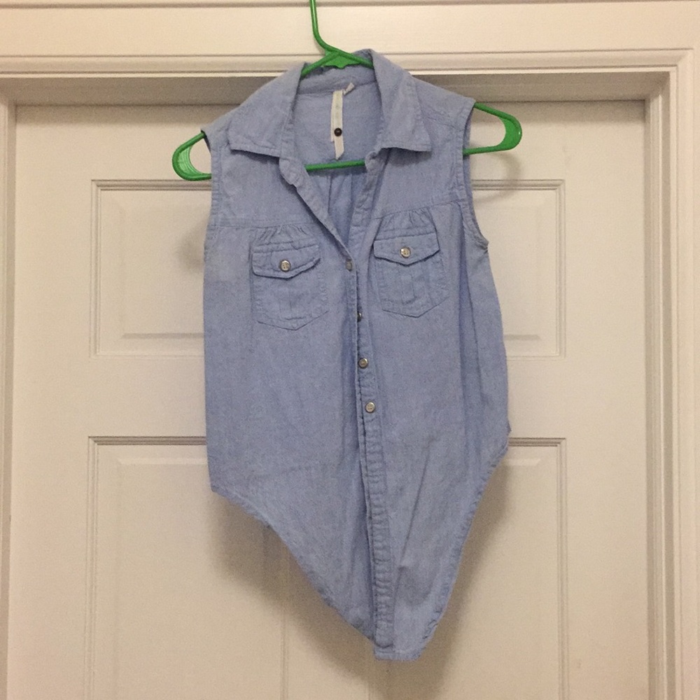 Tie up tank top